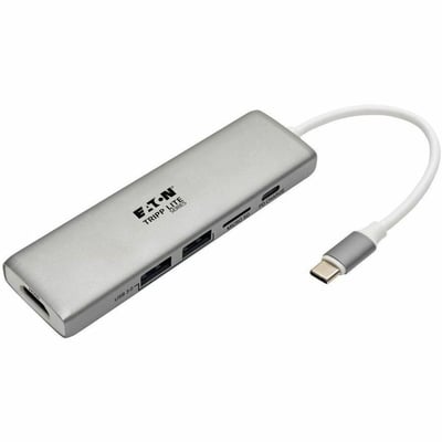 Tripp Lite by Eaton USB C Docking Station 4k @ 30Hz w/USB Hub HDMI Micro SD Charging, USB Type C, USB-C, USB Type-C