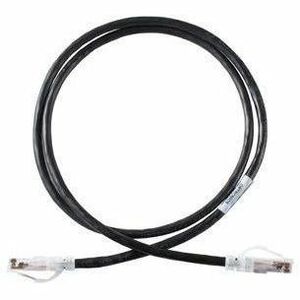 Ortronics Clarity CAT5E Modular Patch Cord, 3 ft, Black