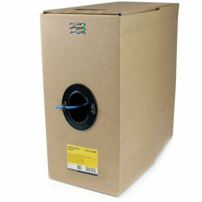 StarTech.com 1000 ft Bulk Roll of Blue CMR Cat 6 Solid UTP Riser Cable