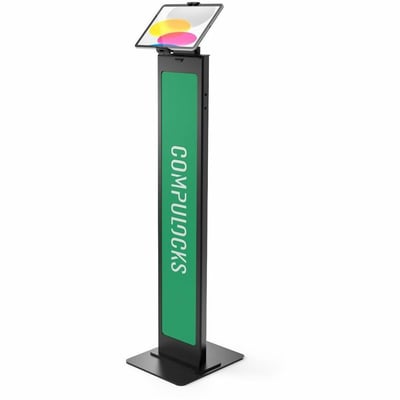 UNIVERSAL TABLET CLING BRANDABLE FLOOR STAND BLACK