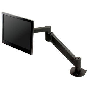 THE 7500 DELUXE MONITOR ARM FEATURES ONE-TOUCH ADJUSTMENT, SMOOTH HD TILT, PORTR