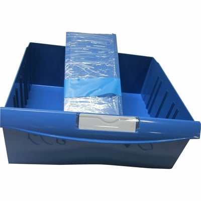Capsa Healthcare - Standard Bins Accessory - Locking Blue Bin Kit 1 Wide Double High (FG9M38QQ)