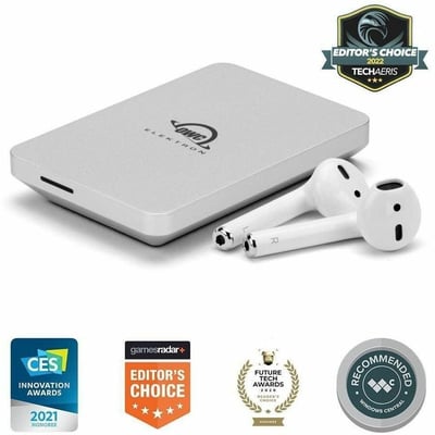 OWC ENVOY PRO ELEKTRON 1TB USB-C PORTABLE NVME SSD - CRUSHPROOF, DUSTPROOF AND W