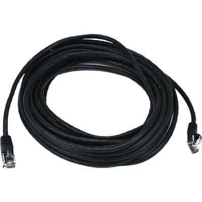 CAT5E 24AWG UTP ETHERNET NETWORK PATCH CABLE_ 25FT BLACK