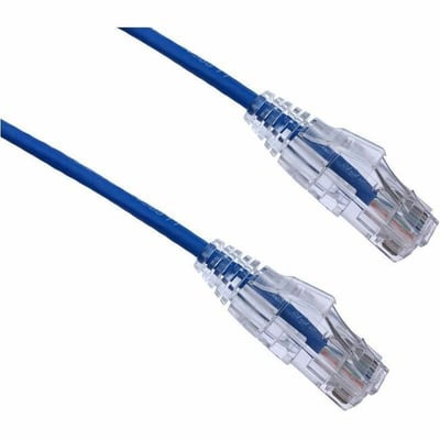 Axiom 1FT CAT6 Snagless BENDnFLEX Ultra-Thin Patch Cable - Blue - TAA Compliant