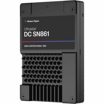 Western Digital Ultrastar DC SN861 0TS2537 1.60 TB Solid State Drive - 2.5" Internal - U.2 (PCI Express 5.0 x4) - Mixed Workload