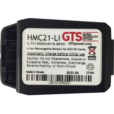THE HMC21-LI IS A RECHARGEABLE BATTERY USED TO POWER THE ZEBRA MC2100 SERIES BAR