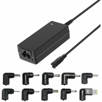 45W UNIVERSAL LAPTOP CHARGER WITH 10 INTERCHANGEABLE LAPTOP TIPS
