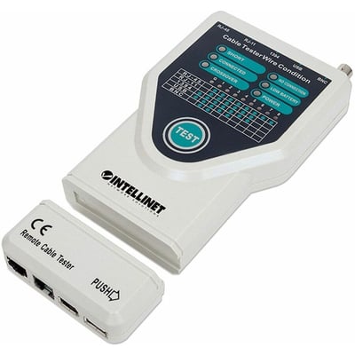 INTELLINET 5 IN 1 CABLE TESTER IS AN AFFORDABLE AND VERSATILE MIS TOOL THAT TEST