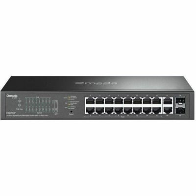 OMADA 20P GIG SW 16P POE+ MANAGED SWITCH WITH 16PORT POE