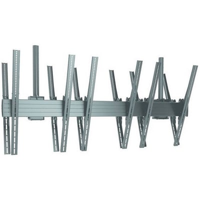 Chief Fusion Back-To-Back 3x1 Ceiling Display Mount - For Displays 40-55" - Black