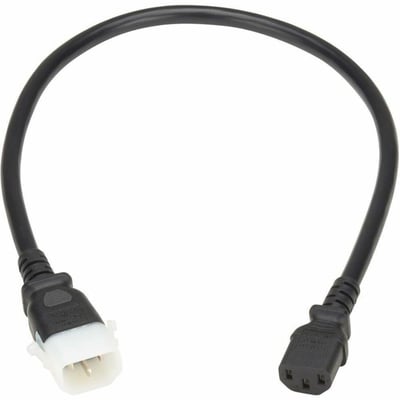 PDU POWER CORDS C13 P-LOCK C14 HEAVY-DUTY 15A 250V 14AWG 2FT BLACK