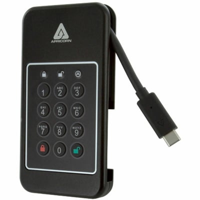 1TB AEGIS NVX ULTRA HIGHSPEED RUGGEDIZD SSD USB 3.0 ENCRYPTED DRV