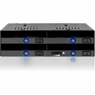 FLEXIDOCK 4 X 2.5IN SATA/SAS DOCKING ENCLOSURE FOR 5.25 BAY