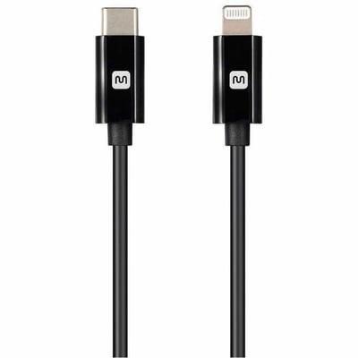 MONOPRICE ESSENTIAL APPLE MFI CERTIFIED LIGHTNING TO USB-C CHARGING CABLE - 1.5F