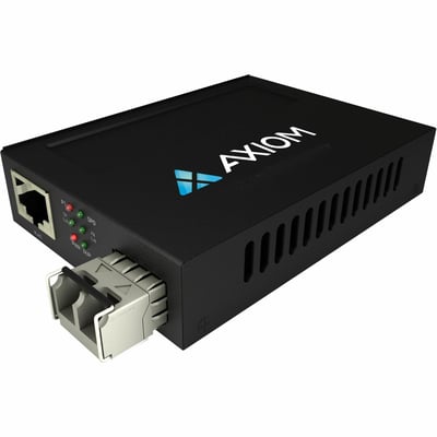Axiom 1000BASE-T to 1000BASE-LX POE Media Converter