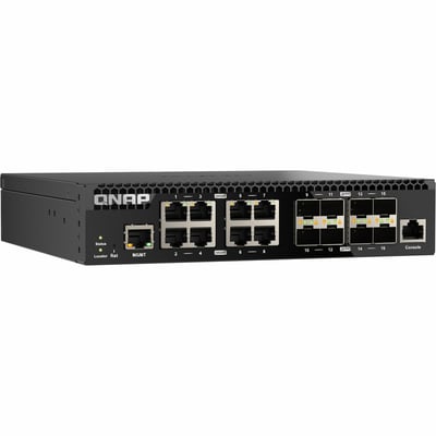 HALF-RM SWITCH QSW-M3216R-8S8T MARVELL 98DX3550 8 GBIT 1GB DDR4