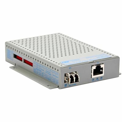 10/100/1000 RJ-45 POE 60W MEDIA CONVERTER LC MM 850 550M AC US