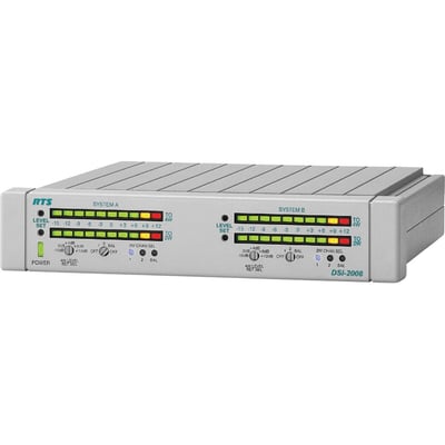 DIGITAL SYSTEM TO SYSTEM INTERFACE ADAPTER - 2 CHANNELS OF RTS TW TO 4 WIRE CONV