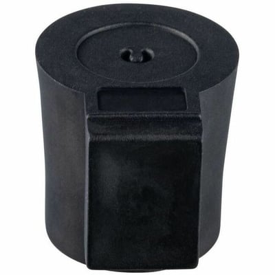Panduit Cable Entry Grommet, Single, Small, Blank, Black TPE, 12 PC