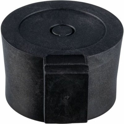 Panduit Cable Entry Grommet, Single, Medium, Blank, Black TPE, 4 PC