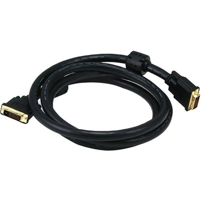 MONOPRICE 2686 6FT LENGTH 24AWG CL2 DUAL LINK DVI-D CABLE - DVI-D MALE LEFT CONN