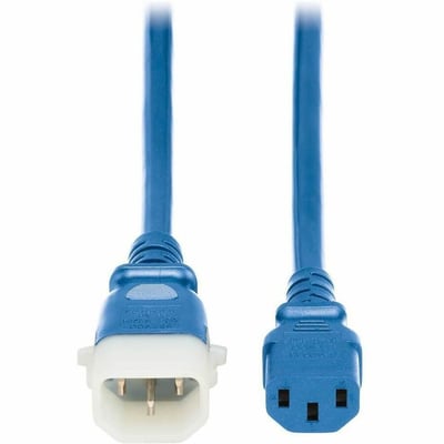 PDU POWER CORDS C13 P-LOCK C14 HEAVY-DUTY 15A 250V 6FT BLUE 6 PACK