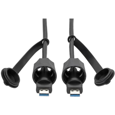 Tripp Lite by Eaton USB 3.0 SuperSpeed A to A M/M Cable Industrial - IP68 Shielded 6 ft. (1.83 m) TAA