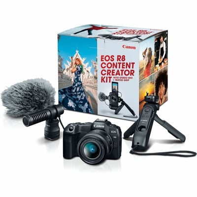 CANON EOS R8 MIRRORLESS CAMERA CONTENT CREATOR KIT