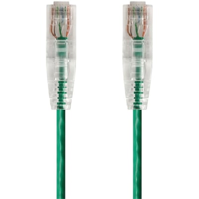 SLIMRUN CAT6 UTP CABLE-1FT GREEN