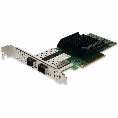 AddOn Mellanox MCX4121A-XCAT ConnectX-4 Lx EN Adapter Card 10Gbe Dual Port SFP+ PCIe x 8, Tall and Short Bracket based on Intel XL710 Chipset