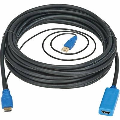 HDMI EXTENSION CABLE W ACTIVE SIGNAL BOOSTER/REPEATER M/F 8K 25FT