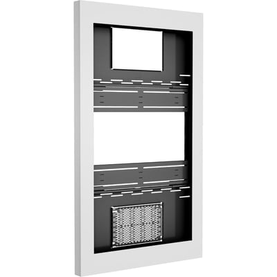 Milestone Impact On-Wall Kiosk - Portrait 65" White