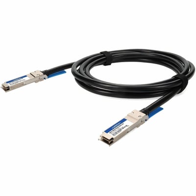 AddOn MSA and TAA 40GBase-CU QSFP+ to QSFP+ Direct Attach Cable (Passive Twinax, 0.5m, Infiniband FDR10, 30AWG, LSZH)