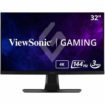 ViewSonic ELITE XG321UG 32 Inch 4K IPS 144Hz Gaming Monitor with G-Sync, Mini LED, Nvidia Reflex, HDR1400, Advanced Ergonomics, HDMI and DP for Esports