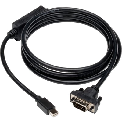 Eaton Tripp Lite Series Mini DisplayPort 1.2 to VGA Active Adapter Cable (M/M), 6 ft. (1.8 m)