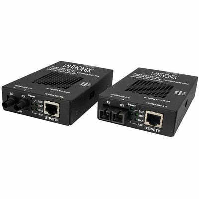 Lantronix E-100BTX-FX-06 Transceiver/Media Converter