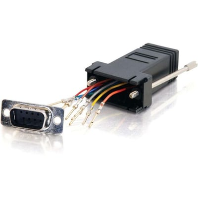 MODULAR ADAPTER - RJ-45 LEFT CONNECTOR - FEMALE LEFT GENDER - DB9 RIGHT CONNECTO