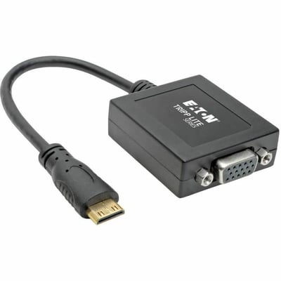 Tripp Lite by Eaton Mini HDMI to VGA Adapter Video Converter (M/F) 6-in. (15.24 cm)