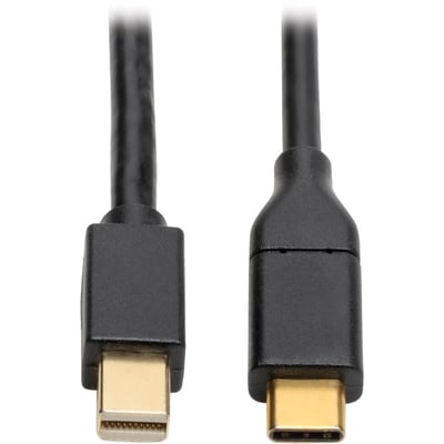 Tripp Lite by Eaton USB C to Mini DisplayPort 4K Adapter Cable USB Type C to mDP, USB-C, USB Type-C Thunderbolt 3 Compatible 6ft 6'
