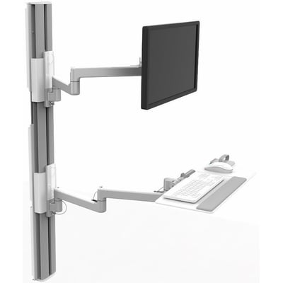 Humanscale Wall Mount for Keyboard, Monitor - White