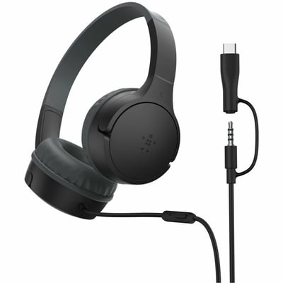 SOUNDFORM MINI WIRED XXX ON-EAR KIDS HEADPHONES BK 03-RETAIL BOX