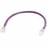 Quiktron Q-Series Patch Cords, Cat5E, Non-Booted, Purple, 7 Ft
