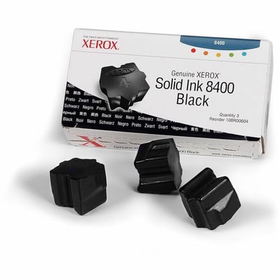 Xerox Genuine Phaser&trade; 8400 Black Solid Ink (6800 Pages) - 108R00608