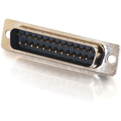 DB25 MALE SOLDER GOLD FLASH PLATING