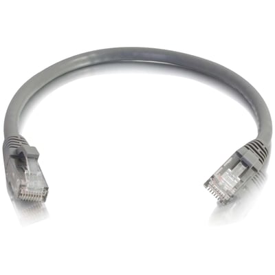 0.5FT/0.15M CAT6A SNAGLESS UTP CABLE-GRY
