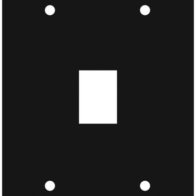 Middle Atlantic UCP Module, One Keystone Punchout