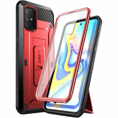 GALAXY A51 5G UNICORN BEETLE PRO RUGGED CASE-METALLIC RED