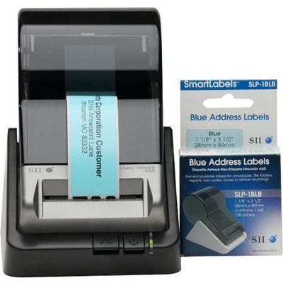 Seiko Blue Address Label