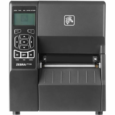 Zebra ZT230 Industrial Direct Thermal Printer - Monochrome - Label Print - USB - Serial - Wireless LAN